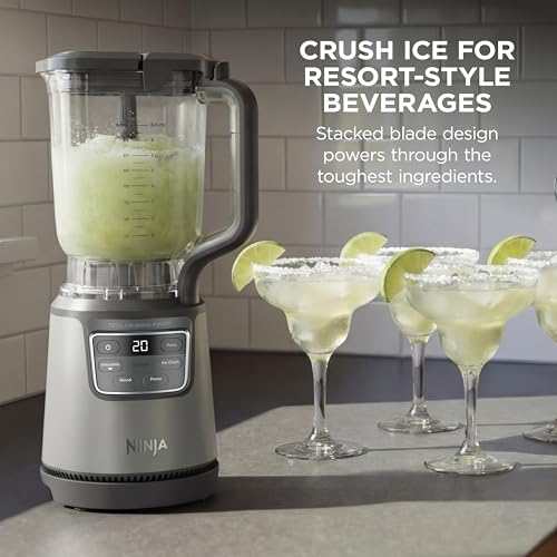 Ninja BlendPro Kitchen System | 72 oz* Full-Size Blender, 5-Cup Food Processor & 18 oz To-Go Cup | Total Crushing Tech, Presets for Smoothies, Ice Crush, Purees & Extracts | 1200 Watt | Beige | BO402 - My Kitchen Products