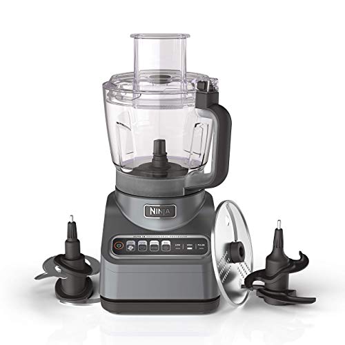 Ninja BN601 Professional Plus Food Processor 1000-Peak-Watts with Auto-iQ Preset Programs Chop Puree Dough Slice Shred with a 9-Cup Capacity and a Silver Stainless Finish (Renewed) - My Kitchen Products
