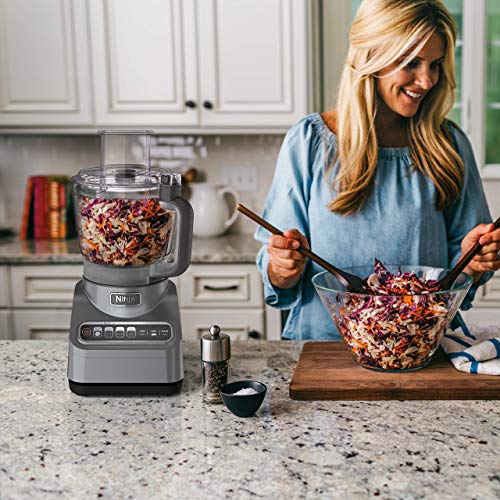 Ninja BN601 Professional Plus Food Processor 1000-Peak-Watts with Auto-iQ Preset Programs Chop Puree Dough Slice Shred with a 9-Cup Capacity and a Silver Stainless Finish (Renewed) - My Kitchen Products