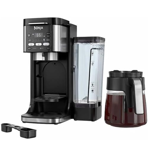 Ninja CFP105 DualBrew Hot & Iced Coffee Maker Black (Renewed) Bundle with 2 YR CPS Enhanced Protection Pack - My Kitchen Products
