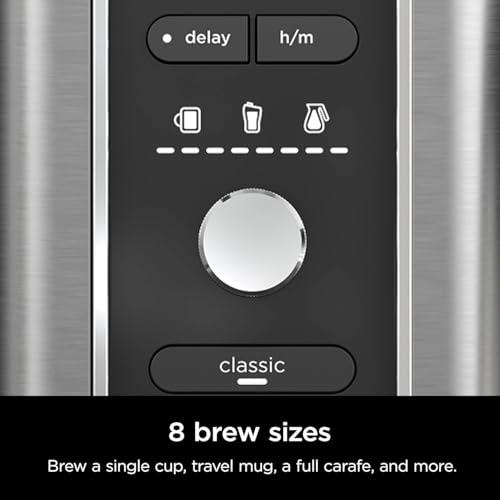 Ninja CM371 Hot & Iced XL Coffee Maker with Rapid Cold Brew, 4 Brew Styles, 8 Sizes Small Cup to Travel Mug, Single-Serve and 12-Cup Carafe, Permanent Filter, Removable Reservoir, Black (Renewed) - My Kitchen Products
