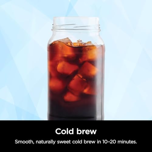 Ninja CM371 Hot & Iced XL Coffee Maker with Rapid Cold Brew, 4 Brew Styles, 8 Sizes Small Cup to Travel Mug, Single-Serve and 12-Cup Carafe, Permanent Filter, Removable Reservoir, Black (Renewed) - My Kitchen Products