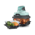 Ninja Crispi 4-in-1 Glass Air Fryer | 450°F | Non-Toxic | 4QT & 6-Cup Glass Containers w/Lids | Microwave, Freezer, Dishwasher Safe | Max Crisp, Air Fry, Bake, Recrisp | Mint | FN101MT - My Kitchen Products