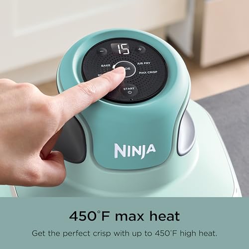 Ninja Crispi 4-in-1 Glass Air Fryer | 450°F | Non-Toxic | 4QT & 6-Cup Glass Containers w/Lids | Microwave, Freezer, Dishwasher Safe | Max Crisp, Air Fry, Bake, Recrisp | Mint | FN101MT - My Kitchen Products