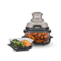Ninja Crispi 4 in 1 Glass Air Fryer, 450°F, Non Toxic, 4QT and 6 Cup Containers with Lids, Dishwasher Safe, Stone, 1 Count, FN101ST - My Kitchen Products