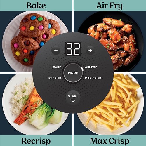 Ninja Crispi Air Fryer, Microwave, Freezer & Dishwasher Safe, Non Toxic Glass Portable Cooking System, 4 QT & 6 Cup Glass Containers with Storage Lids, Easy Meals, Air Fry, Bake, Grey (Renewed) - My Kitchen Products