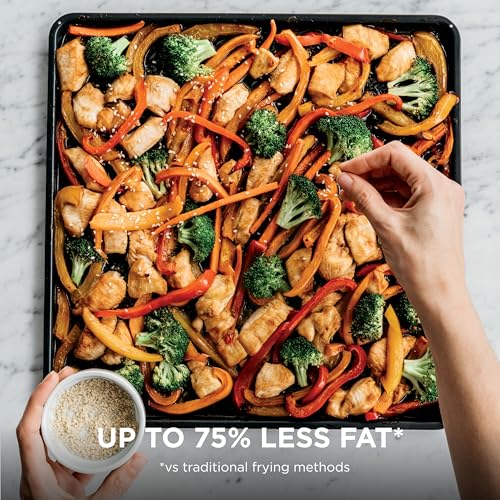 Ninja Digital Air Fryer & Toaster Oven | 8-in-1 Functionality | Flip-Up Design | XL Capacity | Air Fry Basket, Sheet Pan, Wire Rack & Crumb Tray | 1800 Watt | Silver | SP101 - My Kitchen Products