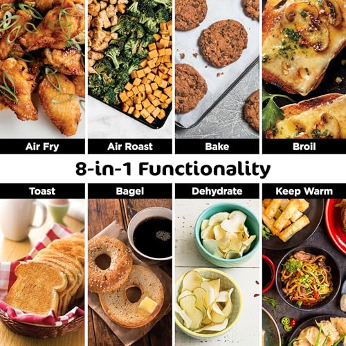 Ninja Digital Air Fryer & Toaster Oven | 8-in-1 Functionality | Flip-Up Design | XL Capacity | Air Fry Basket, Sheet Pan, Wire Rack & Crumb Tray | 1800 Watt | Silver | SP101 - My Kitchen Products