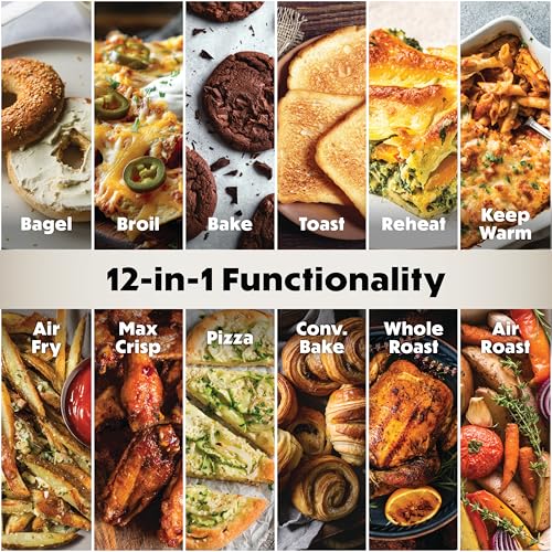 Ninja Double Oven Pro Smart XL Countertop Oven & Air Fryer | 30.2 Qt Capacity | 12-in-1 with Smart Finish & DualZone Tech to Cook 2 Meals at Once | Fits up to 4.5lb Chicken | Stainless Steel | DCT801 - My Kitchen Products