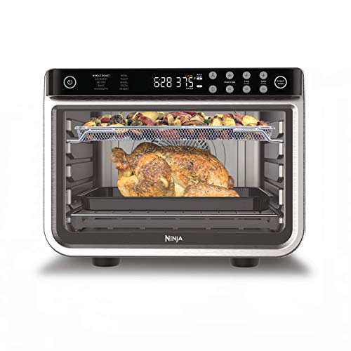NINJA DT201 Foodi 10-in-1 XL Pro Air Fry Digital Countertop Convection Toaster Oven with Dehydrate and Reheat, 1800 Watts, Stainless Steel Finish (Renewed) - My Kitchen Products