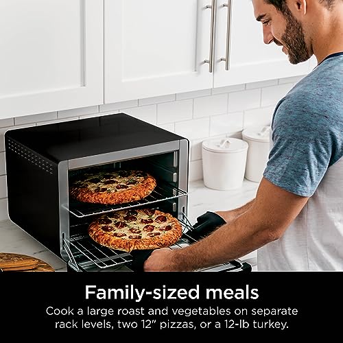 Ninja DT202BK Foodi 8-in-1 XL Pro Air Fry Oven, Large Countertop Convection and Digital Toaster Oven, 1800 Watts, Black, 12 in. - My Kitchen Products