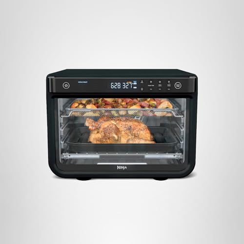 Ninja DT202BK Foodi 8-in-1 XL Pro Air Fry Oven, Large Countertop Convection and Digital Toaster Oven, 1800 Watts, Black, 12 in. - My Kitchen Products