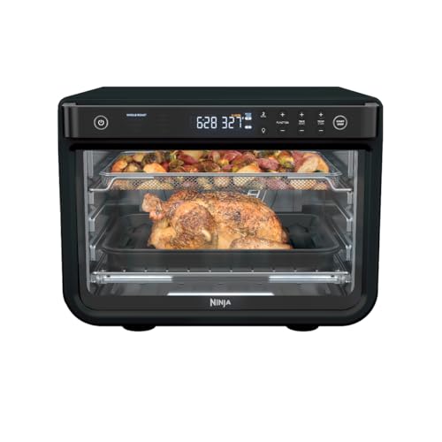 Ninja DT202BK Foodi 8-in-1 XL Pro Air Fry Oven, Large Countertop Convection and Digital Toaster Oven, 1800 Watts, Black, 12 in. - My Kitchen Products