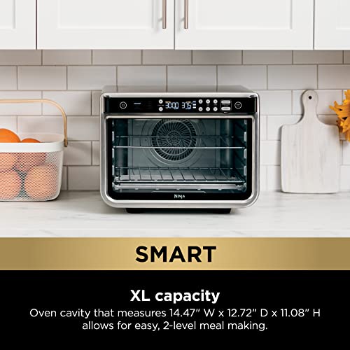 Ninja DT251 Foodi 10-in-1 Smart XL Air Fry Oven, Bake, Broil, Toast, Roast, Digital Toaster, Thermometer, True Surround Convection up to 450°F, includes 6 trays & Recipe Guide, Silver - My Kitchen Products