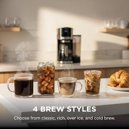 Ninja DualBrew Coffee Maker | Brew Coffee Grounds & Pods | Brew Classic, Rich, Over Ice, & Cold Brew | Brew Single-Serve Cup to Full 12-Cup Carafe | Stainless Steel | GP161 - My Kitchen Products