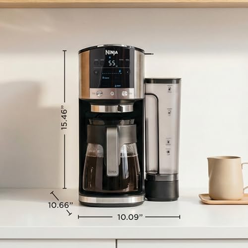 Ninja DualBrew Coffee Maker | Brew Coffee Grounds & Pods | Brew Classic, Rich, Over Ice, & Cold Brew | Brew Single-Serve Cup to Full 12-Cup Carafe | Stainless Steel | GP161 - My Kitchen Products