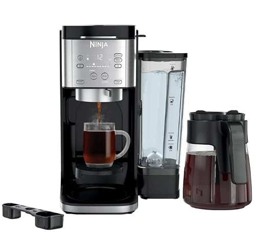 Ninja DualBrew Pro Hot & Iced Coffee Maker | Single Serve to Carafe | Brew with Pods & Grounds, Compatible with K Cups | 3 Brew Styles, 60oz Removable Reservoir | Black - My Kitchen Products