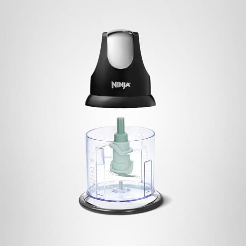 Ninja Food Chopper Express Chop with 200-Watt, 16-Ounce Bowl for Mincing, Chopping, Grinding, Blending and Meal Prep (NJ110GR) - My Kitchen Products