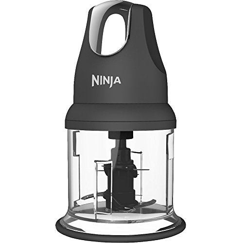 Ninja Food Chopper Express Chop with 200-Watt, 16-Ounce Bowl for Mincing, Chopping, Grinding, Blending and Meal Prep (NJ110GR), Gray - My Kitchen Products