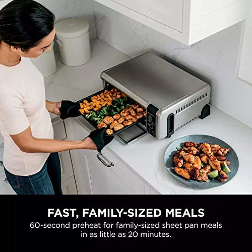 Ninja Foodi 9-in-1 Digital Oven Air Fry, Air Roast/ Broil, Bake, Bagel, Toast, Dehydrate, Keep Warm, and Reheat - Stainless Steel - My Kitchen Products