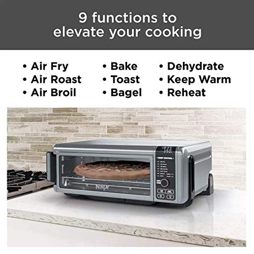 Ninja Foodi 9-in-1 Digital Oven Air Fry, Air Roast/ Broil, Bake, Bagel, Toast, Dehydrate, Keep Warm, and Reheat - Stainless Steel - My Kitchen Products
