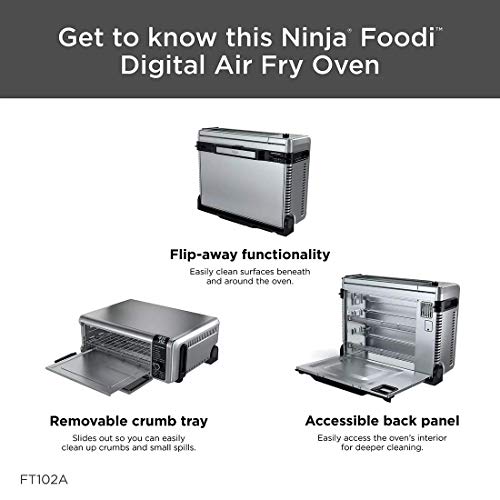 Ninja Foodi 9-in-1 Digital Oven Air Fry, Air Roast/ Broil, Bake, Bagel, Toast, Dehydrate, Keep Warm, and Reheat - Stainless Steel - My Kitchen Products