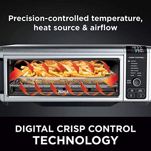 Ninja Foodi 9-in-1 Digital Oven Air Fry, Air Roast/ Broil, Bake, Bagel, Toast, Dehydrate, Keep Warm, and Reheat - Stainless Steel - My Kitchen Products