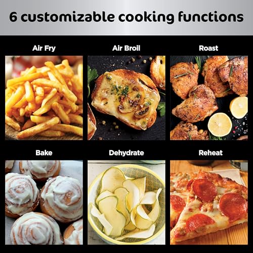 Ninja Foodi Air Fryer | 6-in-1 with 7-QT MegaZone & Basket Divider for Large Proteins & Full Meals | Cook 2 Foods at Once | 450° F | Air Fry, Roast, Broil, Dehydrate, Keep Warm & Bake | Black | DZ071 - My Kitchen Products