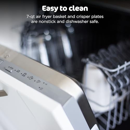 Ninja Foodi Air Fryer | 6-in-1 with 7-QT MegaZone & Basket Divider for Large Proteins & Full Meals | Cook 2 Foods at Once | 450° F | Air Fry, Roast, Broil, Dehydrate, Keep Warm & Bake | Black | DZ071 - My Kitchen Products
