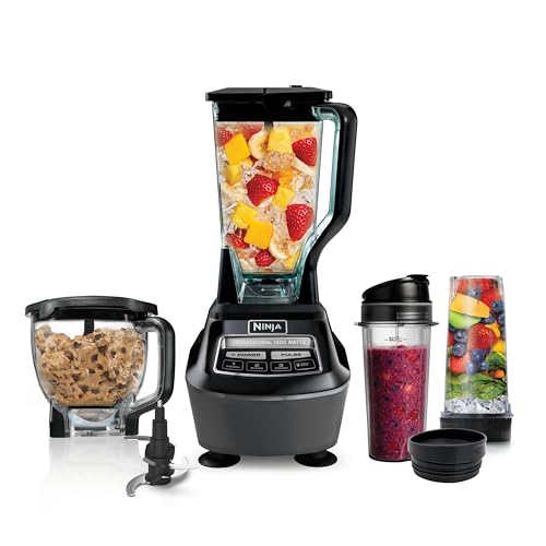 Ninja Kitchen System, All-in-One Food Processor & Blender for Smoothies, Includes Pitcher, (2) 16 oz. To-Go Cups & 8-Cup