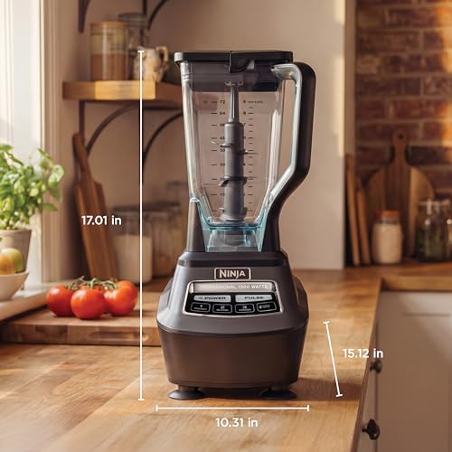 Ninja Kitchen System | All-in-One Food Processor & Blender for Smoothies | Includes Pitcher, (2) 16 oz. To-Go Cups & 8-Cup Bowl | Makes Salsa, Dough, Shakes, & Frozen Drinks | 1500W | Black | BL770 - My Kitchen Products