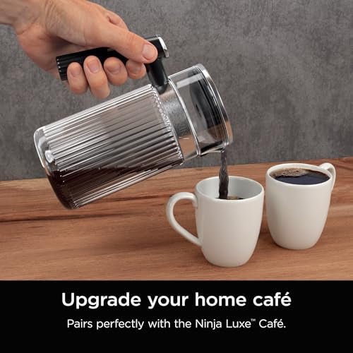 Ninja Luxe Café 28 oz. Shareable Pitcher, for Espresso and Coffee, Glass Carafe, Hot or Iced, Espresso Machine Accessories, XSKSHRBLEPTCHR - My Kitchen Products