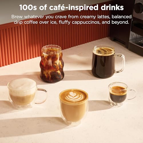 Ninja Luxe™ Café Mini | Espresso Machine & Drip Coffee | Built-in Burr Grinder, Precision Scale & Manual Steam Wand | Lattes, Cappuccinos & More | Stainless Steel | ES301 - My Kitchen Products