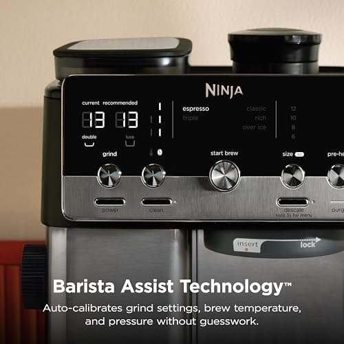 Ninja Luxe™ Café Mini | Espresso Machine & Drip Coffee | Built-in Burr Grinder, Precision Scale & Manual Steam Wand | Lattes, Cappuccinos & More | Stainless Steel | ES301 - My Kitchen Products
