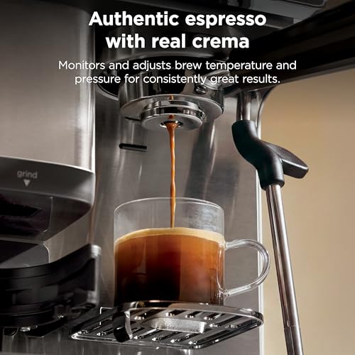 Ninja Luxe™ Café Mini | Espresso Machine & Drip Coffee | Built-in Burr Grinder, Precision Scale & Manual Steam Wand | Lattes, Cappuccinos & More | Stainless Steel | ES301 - My Kitchen Products
