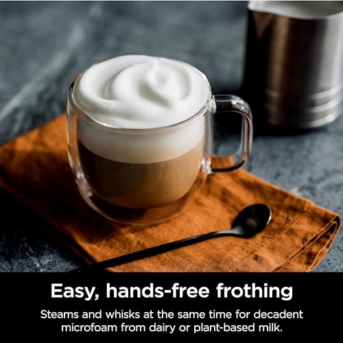 Ninja Luxe Café Premier, Espresso Machine, Drip Coffee Maker and Rapid Cold Brew, Integrated Grinder, Assisted Tamper, Hands-Free Frother, Cappuccinos and Lattes, Dairy or Non-Dairy, Black, ES601BK - My Kitchen Products
