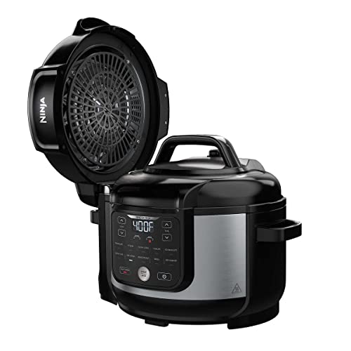Ninja OS301/FD305CO Foodi 10-in-1 Pressure Cooker and Air Fryer with Nesting Broil Rack, 6.5-Quart Capacity, and a Stainless Finish (Renewed) - My Kitchen Products