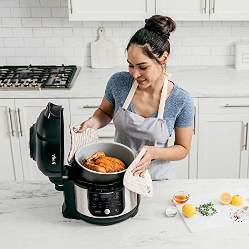Ninja OS301/FD305CO Foodi 10-in-1 Pressure Cooker and Air Fryer with Nesting Broil Rack, 6.5-Quart Capacity, and a Stainless Finish (Renewed) - My Kitchen Products