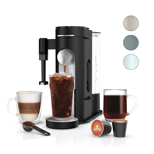 Ninja PB051 Pods & Grounds Specialty Single-Serve Coffee Maker, Compatible with K-Cups, Built-In Milk Frother, 6-oz. Cup to 24-oz. Travel Mug Sizes, Black (Renewed) - My Kitchen Products