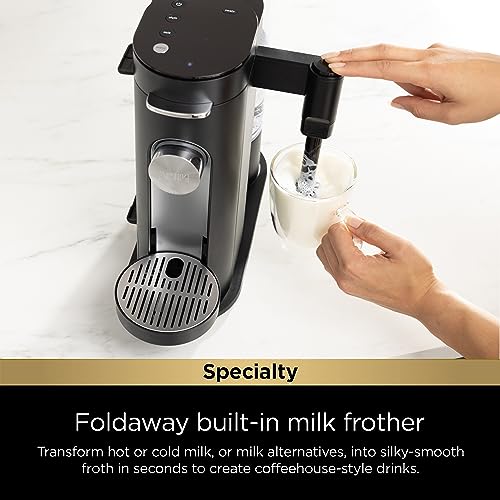Ninja PB051 Pods & Grounds Specialty Single-Serve Coffee Maker, Compatible with K-Cups, Built-In Milk Frother, 6-oz. Cup to 24-oz. Travel Mug Sizes, Black (Renewed) - My Kitchen Products