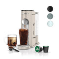 Ninja Pods & Grounds Single-Serve Coffee Maker, K-Cup Pod Compatible, Brews Grounds, Compact Design, 56-oz. Reservoir, 6-oz. Cup to 24-oz. Travel Mug Brew Sizes, Iced Coffee Maker, Stone, PB041ST - My Kitchen Products