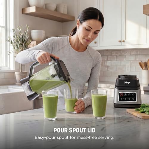 Ninja Professional Plus Blender with Auto-iQ | Smoothie and Ice Cream Maker, Frozen Drink Mixer, Margarita Machine | 3 Auto-iQ Presets, 1400W, 72-oz. Total Crushing Pitcher | Dark Grey | BN701 - My Kitchen Products