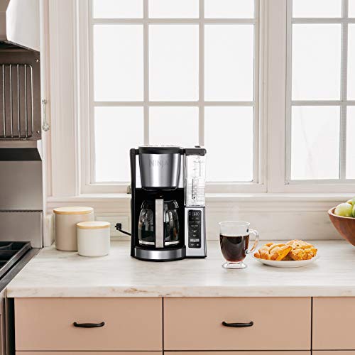 Ninja (Refurbished) 12-Cup Programmable Brewer CE251 Coffee Maker, 60 oz, Black/Stainless Steel (Renewed) - My Kitchen Products
