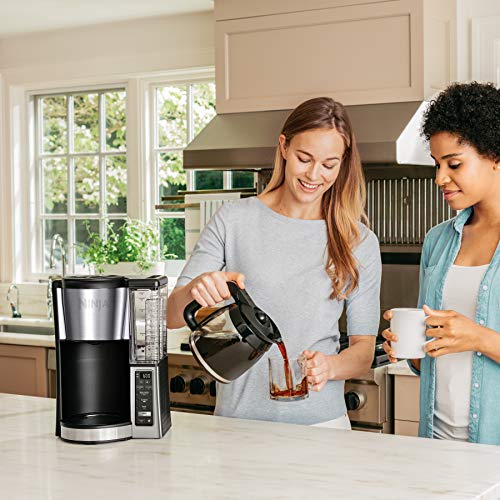Ninja (Refurbished) 12-Cup Programmable Brewer CE251 Coffee Maker, 60 oz, Black/Stainless Steel (Renewed) - My Kitchen Products
