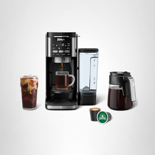 Ninja (Refurbished) Drip Coffee Maker | DualBrew Pro Hot & Iced Coffee | Compatible with K-Cup Pods | 3 Brew Styles (Classic, Rich, & Iced) | 60oz Removable Reservoir & Dishwasher Safe | (Renewed) - My Kitchen Products