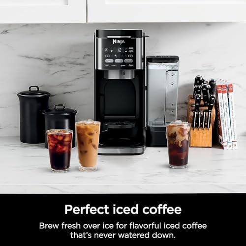 Ninja (Refurbished) Drip Coffee Maker | DualBrew Pro Hot & Iced Coffee | Compatible with K-Cup Pods | 3 Brew Styles (Classic, Rich, & Iced) | 60oz Removable Reservoir & Dishwasher Safe | (Renewed) - My Kitchen Products
