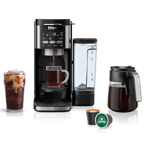 Ninja (Refurbished) Drip Coffee Maker | DualBrew Pro Hot & Iced Coffee | Compatible with K-Cup Pods | 3 Brew Styles (Classic, Rich, & Iced) | 60oz Removable Reservoir & Dishwasher Safe | (Renewed) - My Kitchen Products