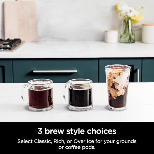 Ninja (Refurbished) Drip Coffee Maker | DualBrew Pro Hot & Iced Coffee | Compatible with K-Cup Pods | 3 Brew Styles (Classic, Rich, & Iced) | 60oz Removable Reservoir & Dishwasher Safe | (Renewed) - My Kitchen Products