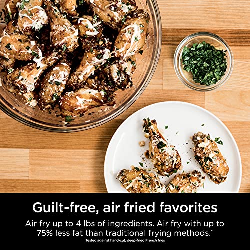 Ninja (Refurbished) SP201/FT205CO Digital Air Fry Pro Countertop 8-in-1 Oven with Extended Height, XL Capacity, Flip Up & Away, Basket, Wire Rack Crumb Tray, Silver, Black (Renewed) - My Kitchen Products