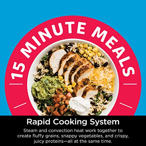 Ninja SF301 Speedi Rapid Cooker & Air Fryer, 6-Quart Capacity, 12-in-1 Functions to Steam, Bake, Roast, Sear, Sauté, Slow Cook, Sous Vide & More, 15-Minute Speedi Meals All In One Pot, Sea Salt Gray - My Kitchen Products